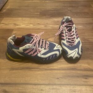 Adidas Navy and Pink Athletic Shoes